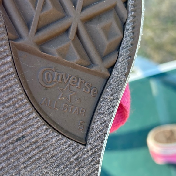 Converse Pink Canvas Sneakers - Picture 7 of 9